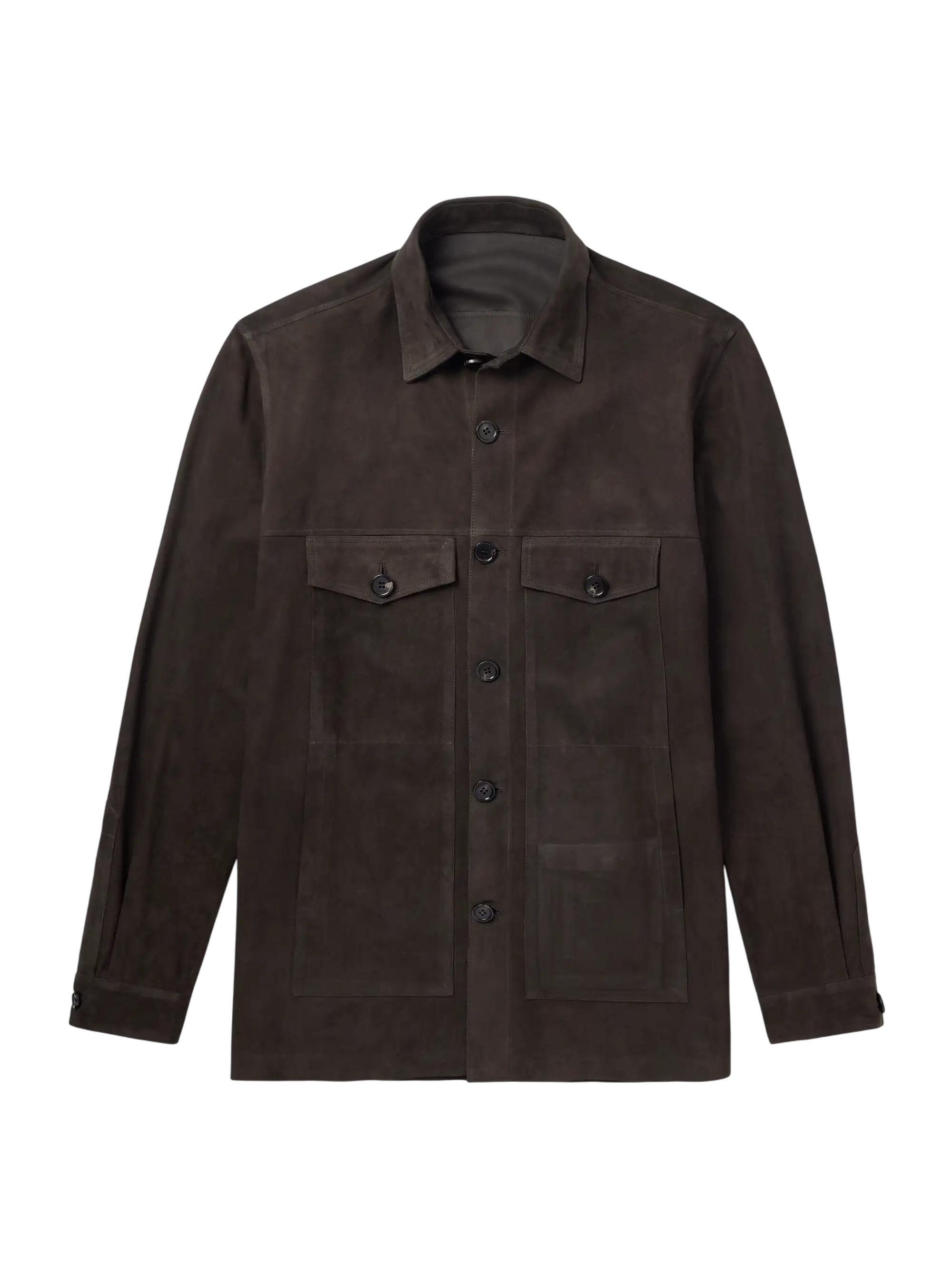 Suede Overshirt