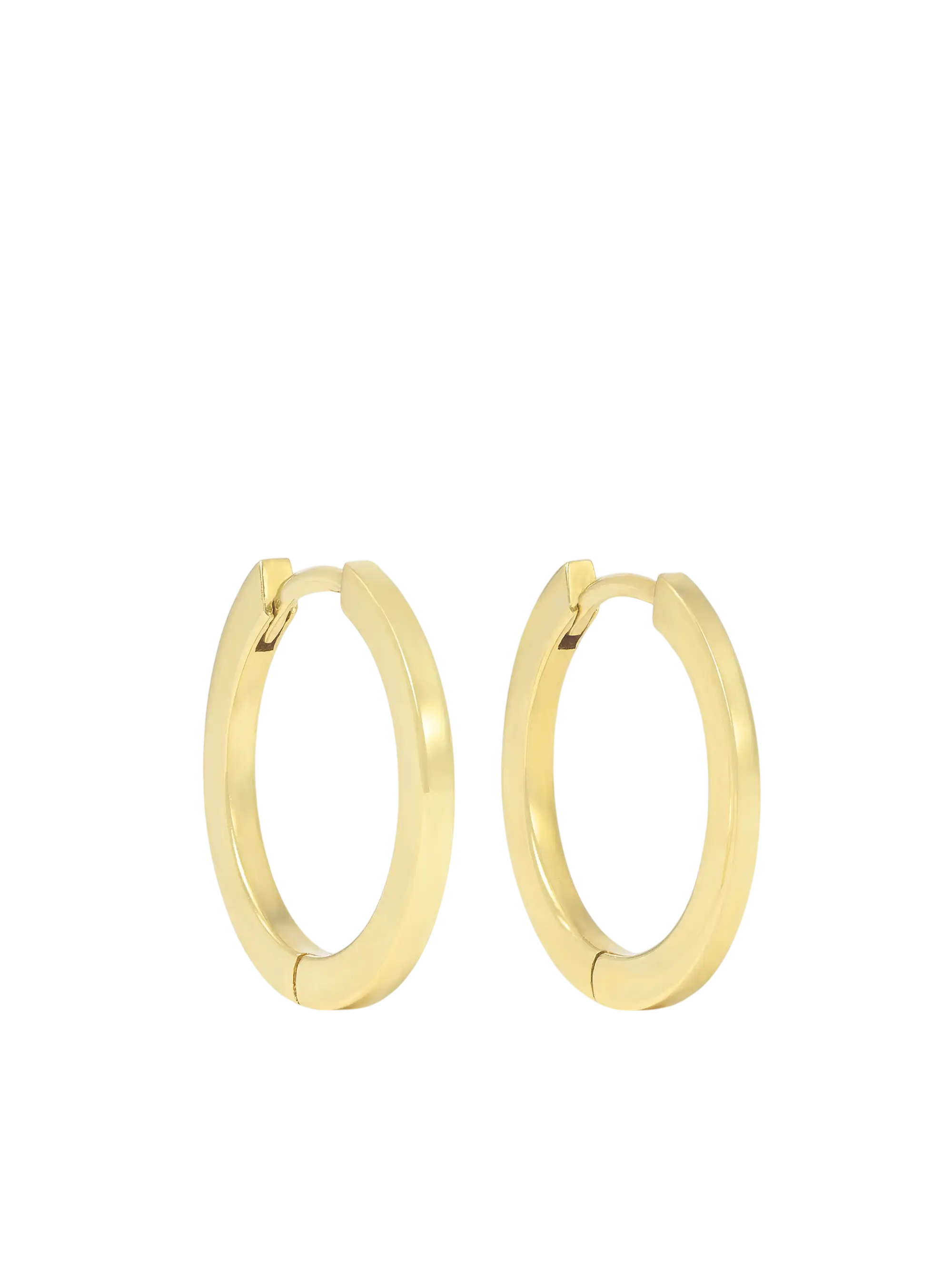 Large 18-Karat Hoop Earrings