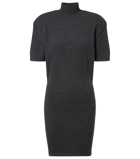 Knitted Wool And Cashmere Minidress