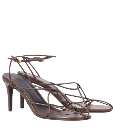 Loulou 75 Leather Sandals