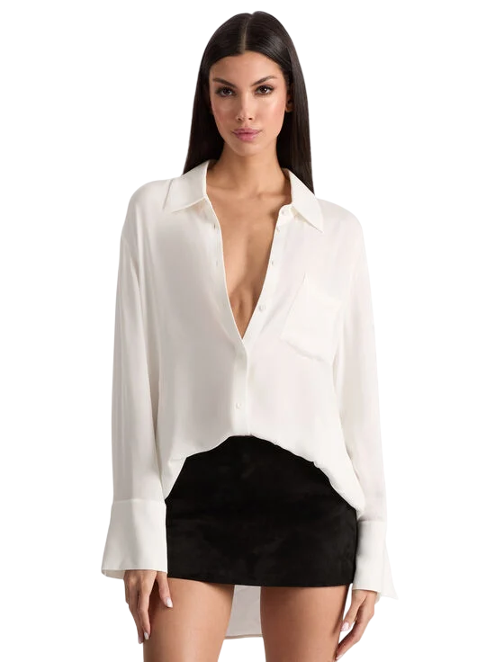 Finely Oversized Button Down