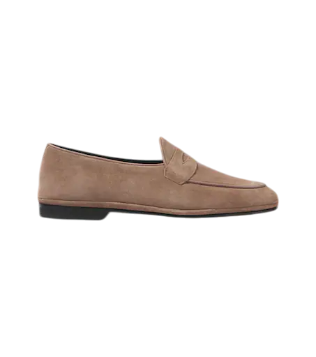 Suede Penny Loafers