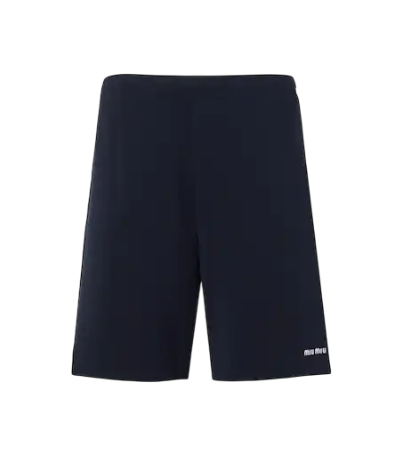 Jersey Cotton Bermuda Shorts