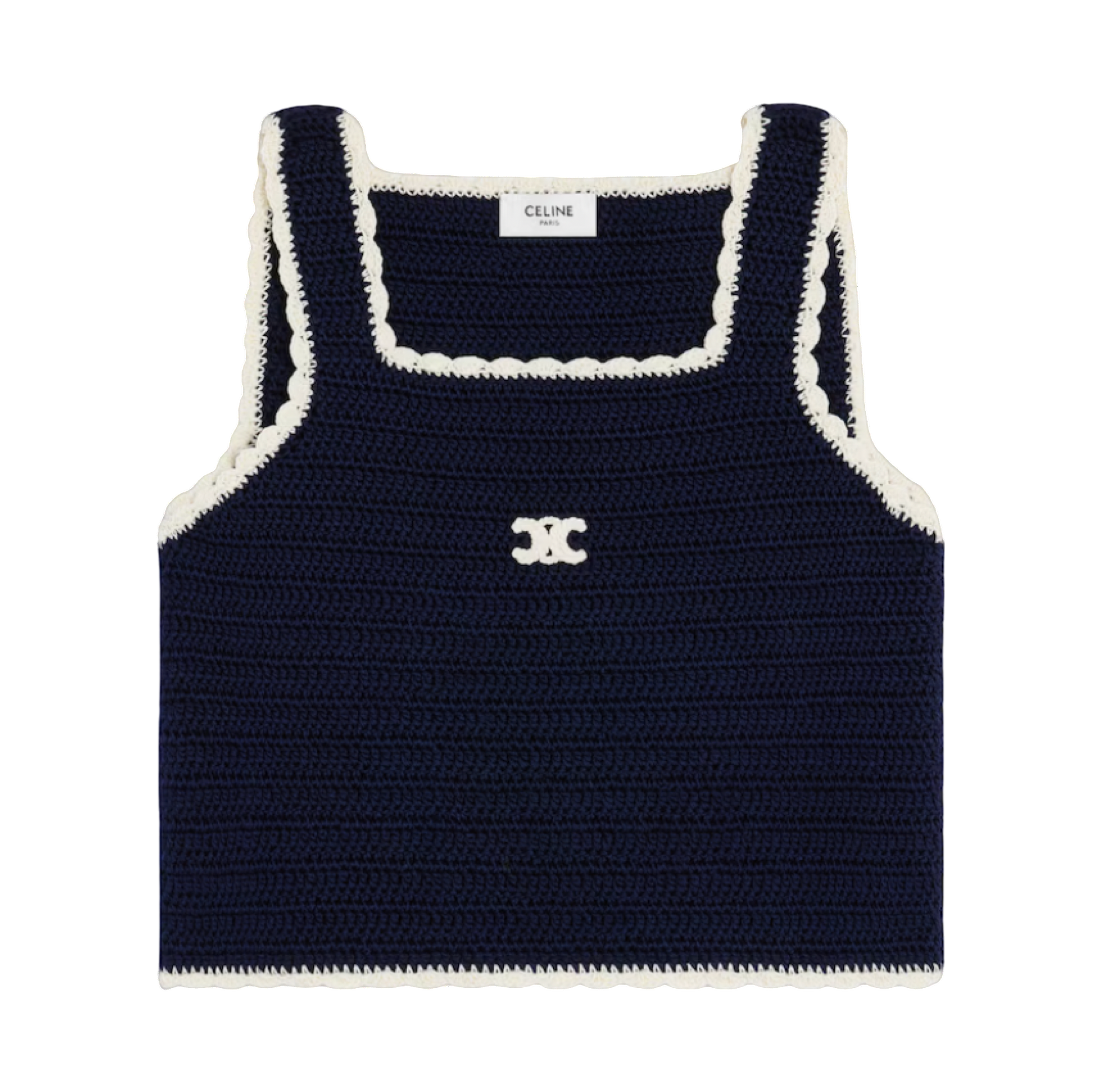 Top in Crocheted Cotton