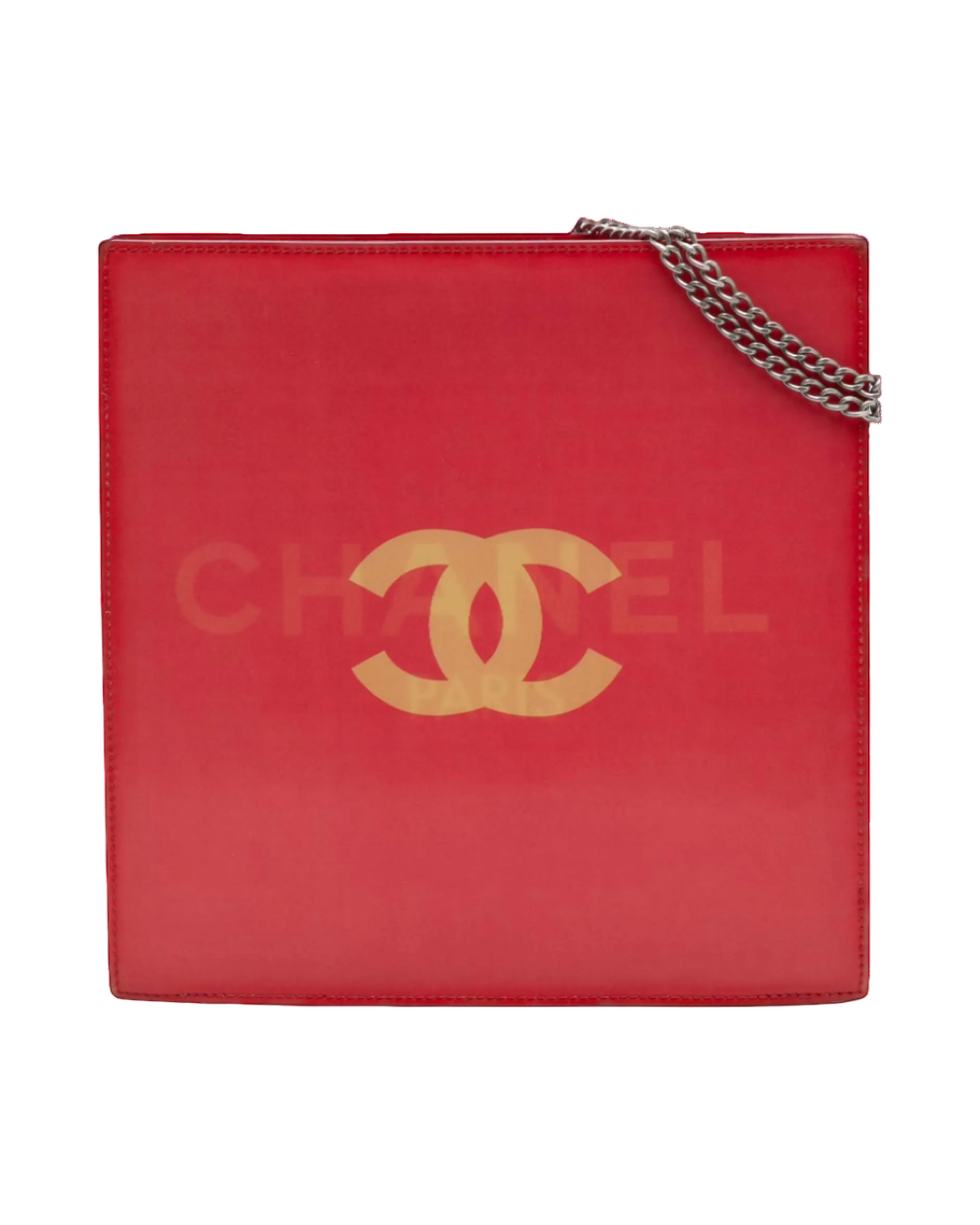 2000-2002 Vinyl Hologram CC Shoulder Bag