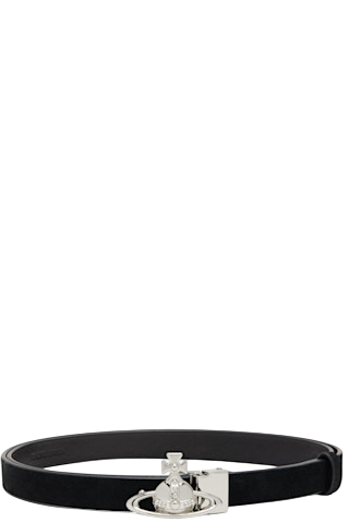 Black Small Orb Buckle Belt