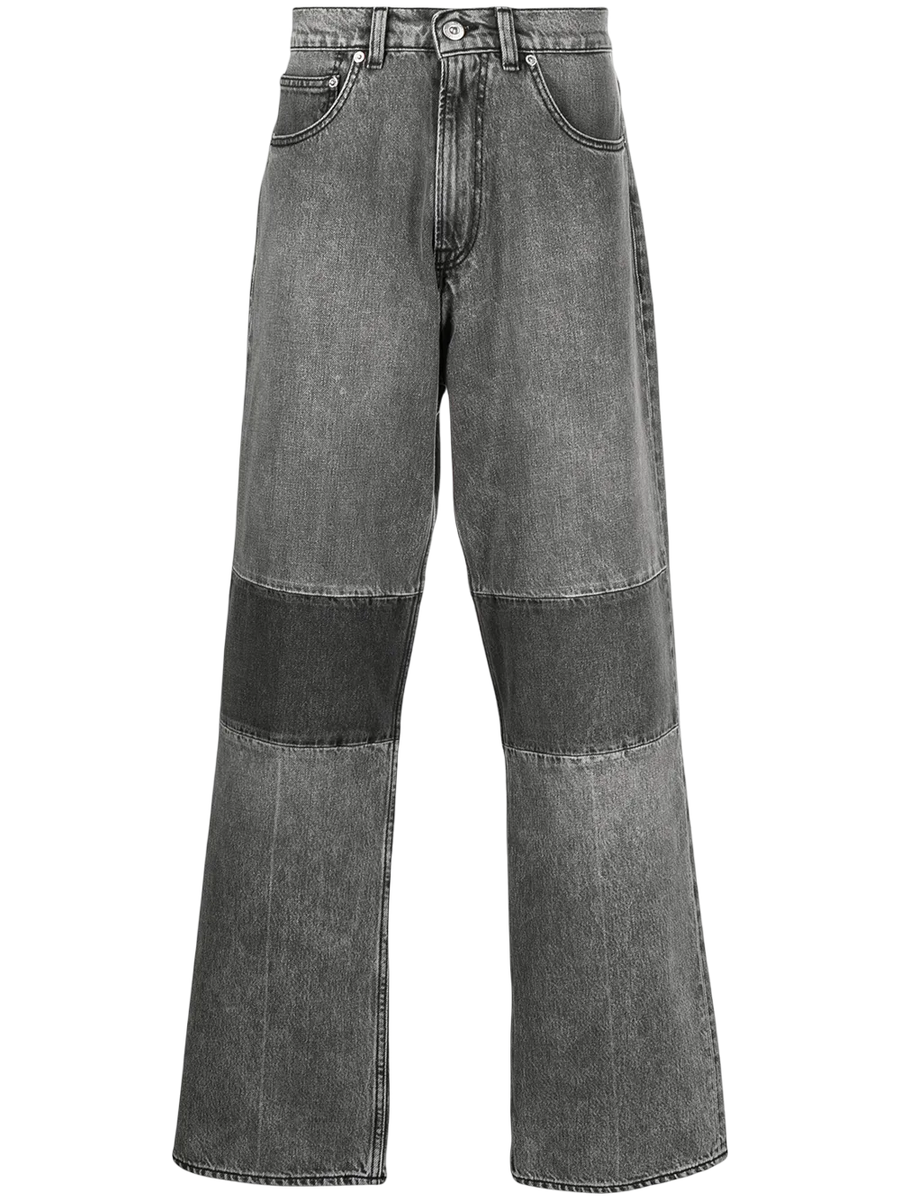High-Waisted Straight-Leg Jeans