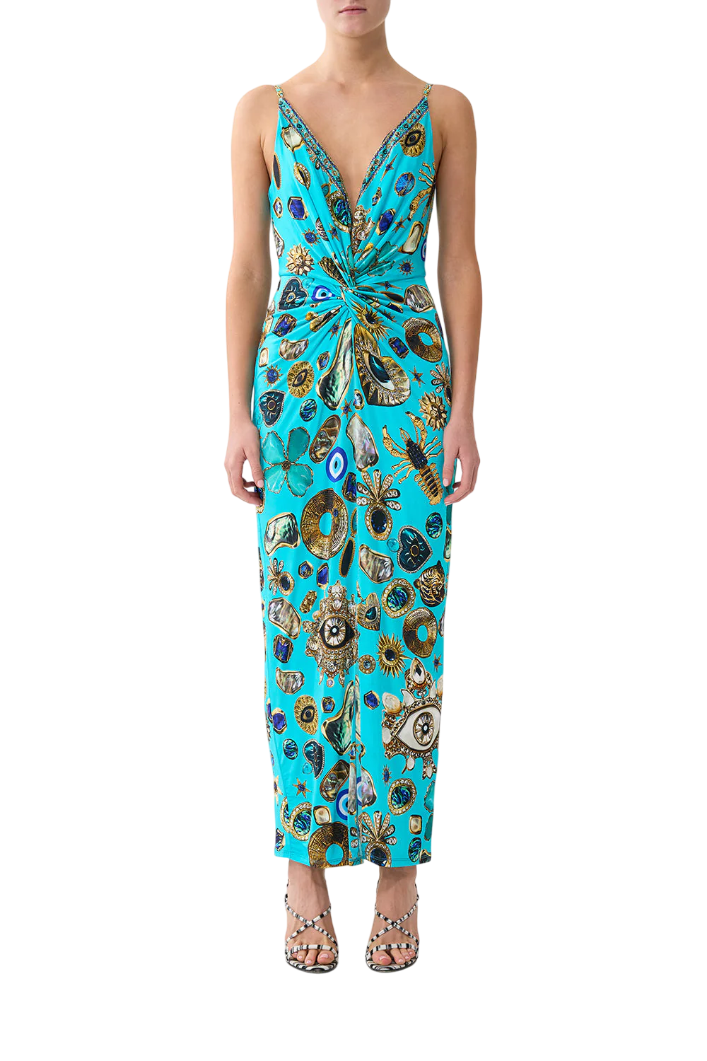 Strappy Dress With Twist Front Totems And Treasures