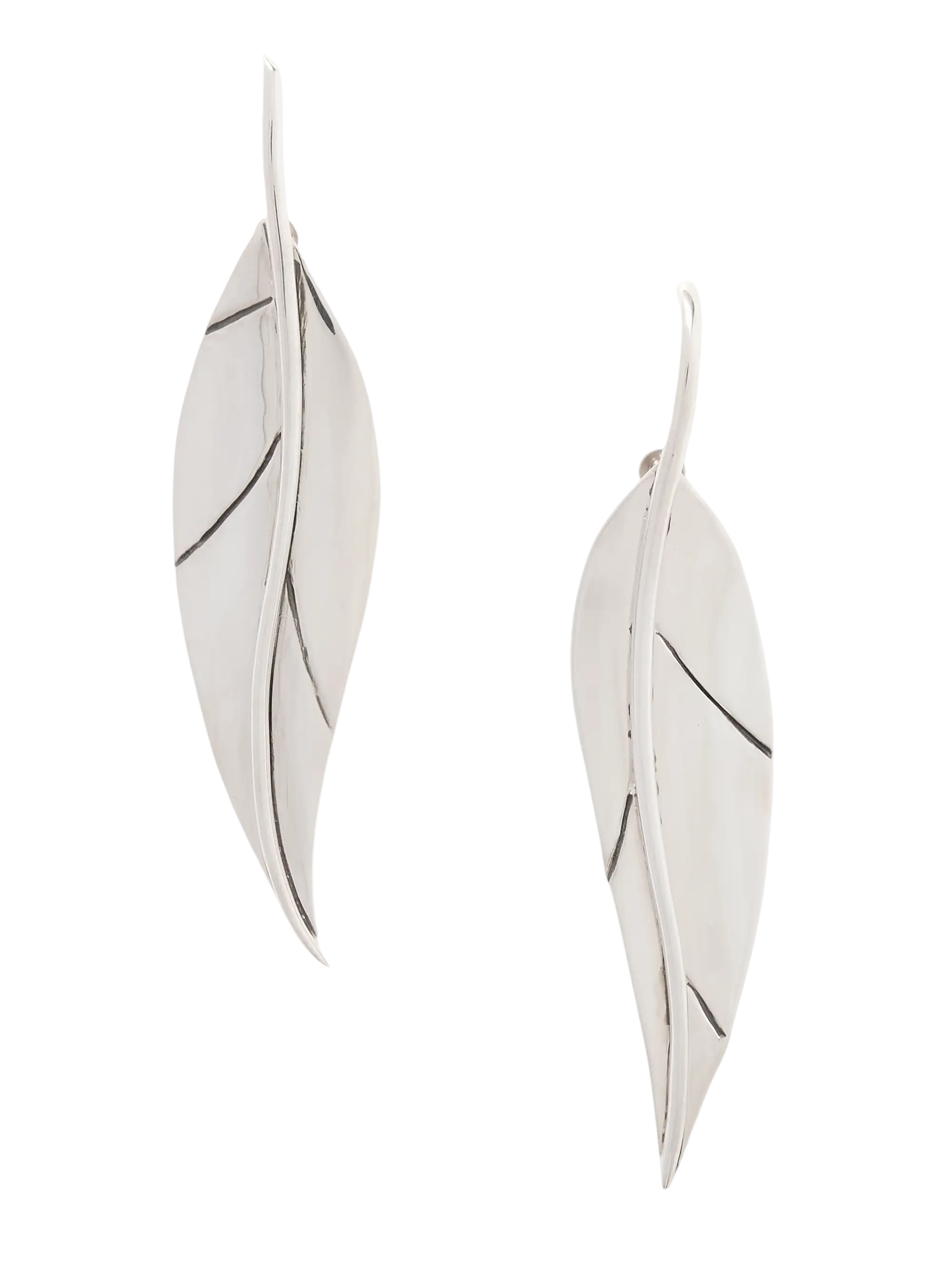 Leaf Silver Earrings