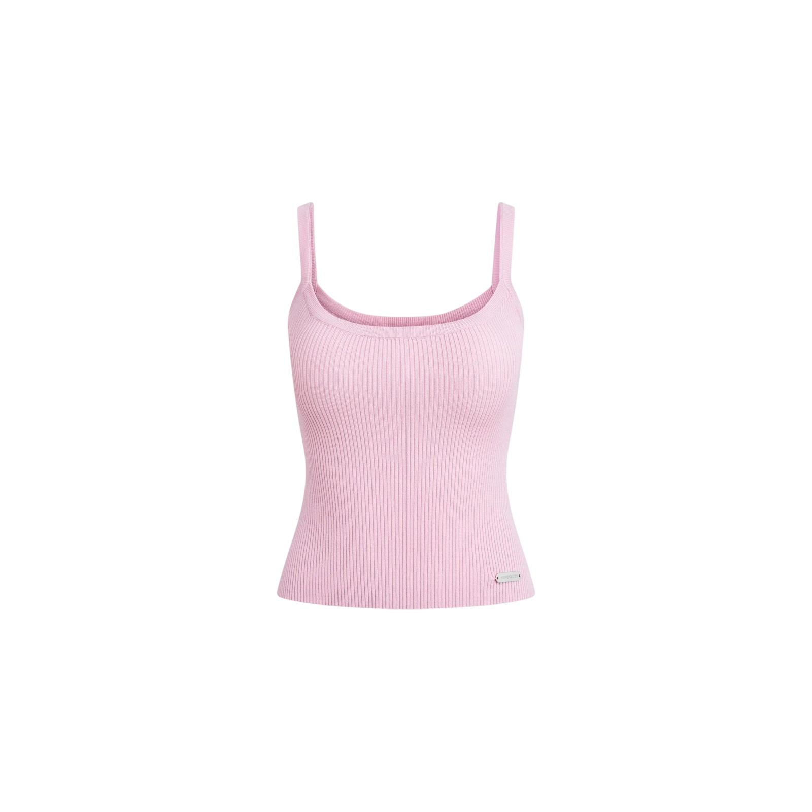 Knitted Spaghetti-Strap Tank Top