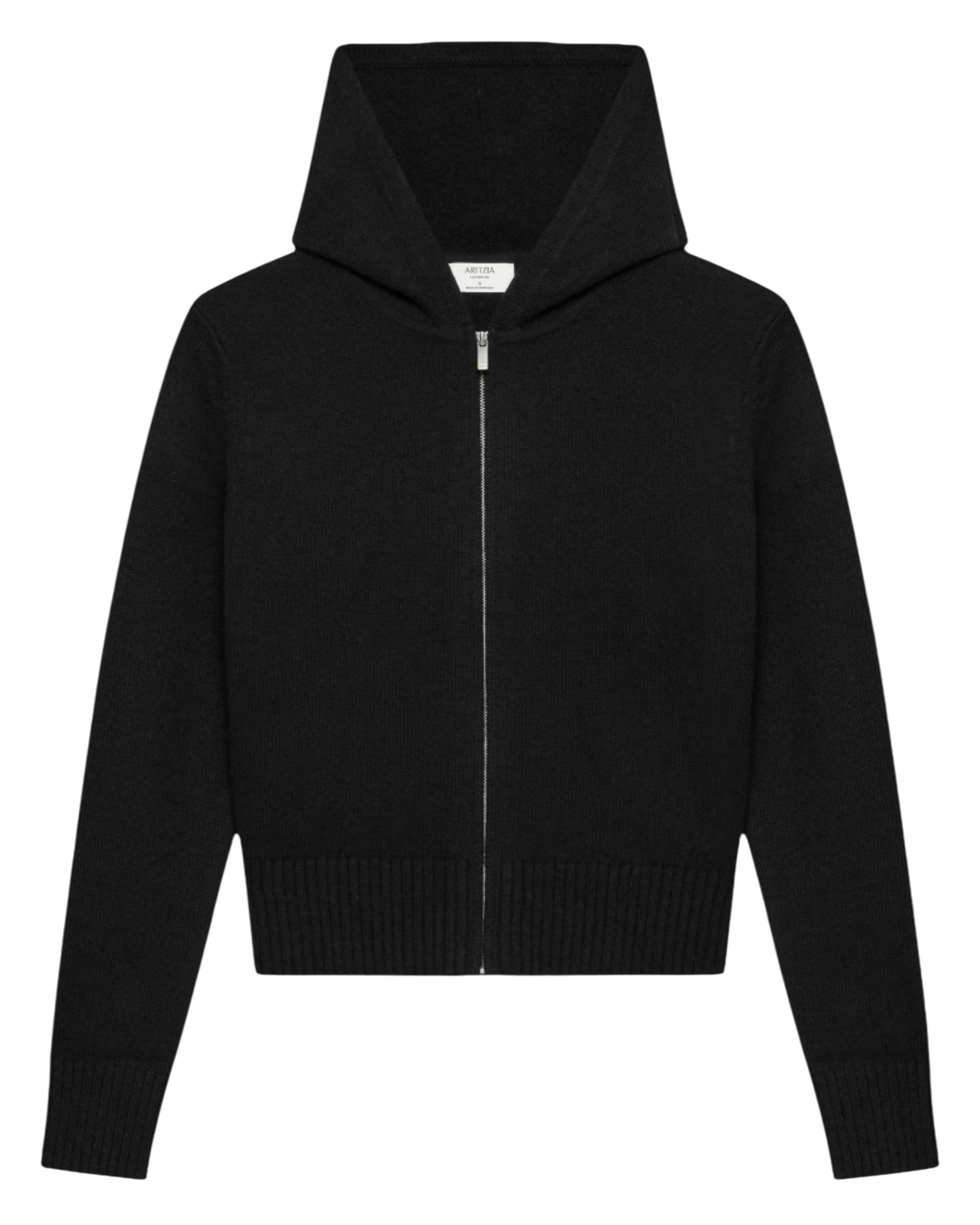 Essential Cashmere Zip Hoodie