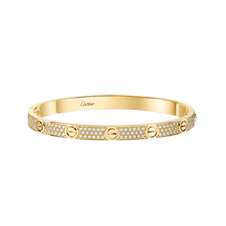 #love# Bracelet, Medium Model, Paved