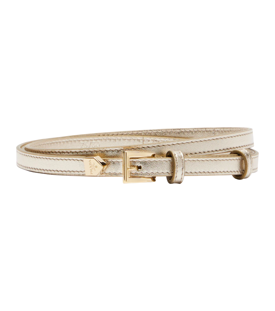 Metallic Leather Belt