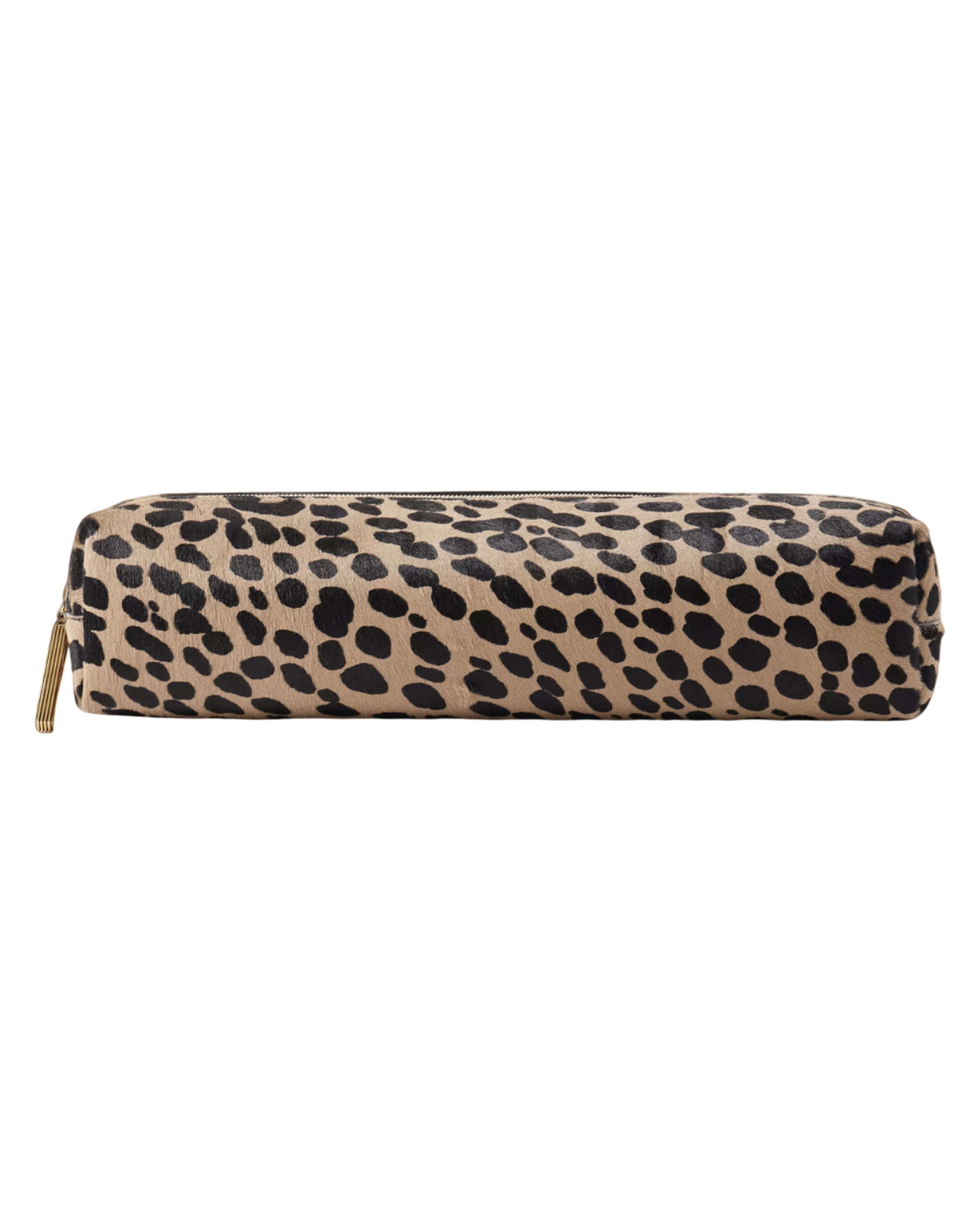 Kye leopard-print calf hair clutch