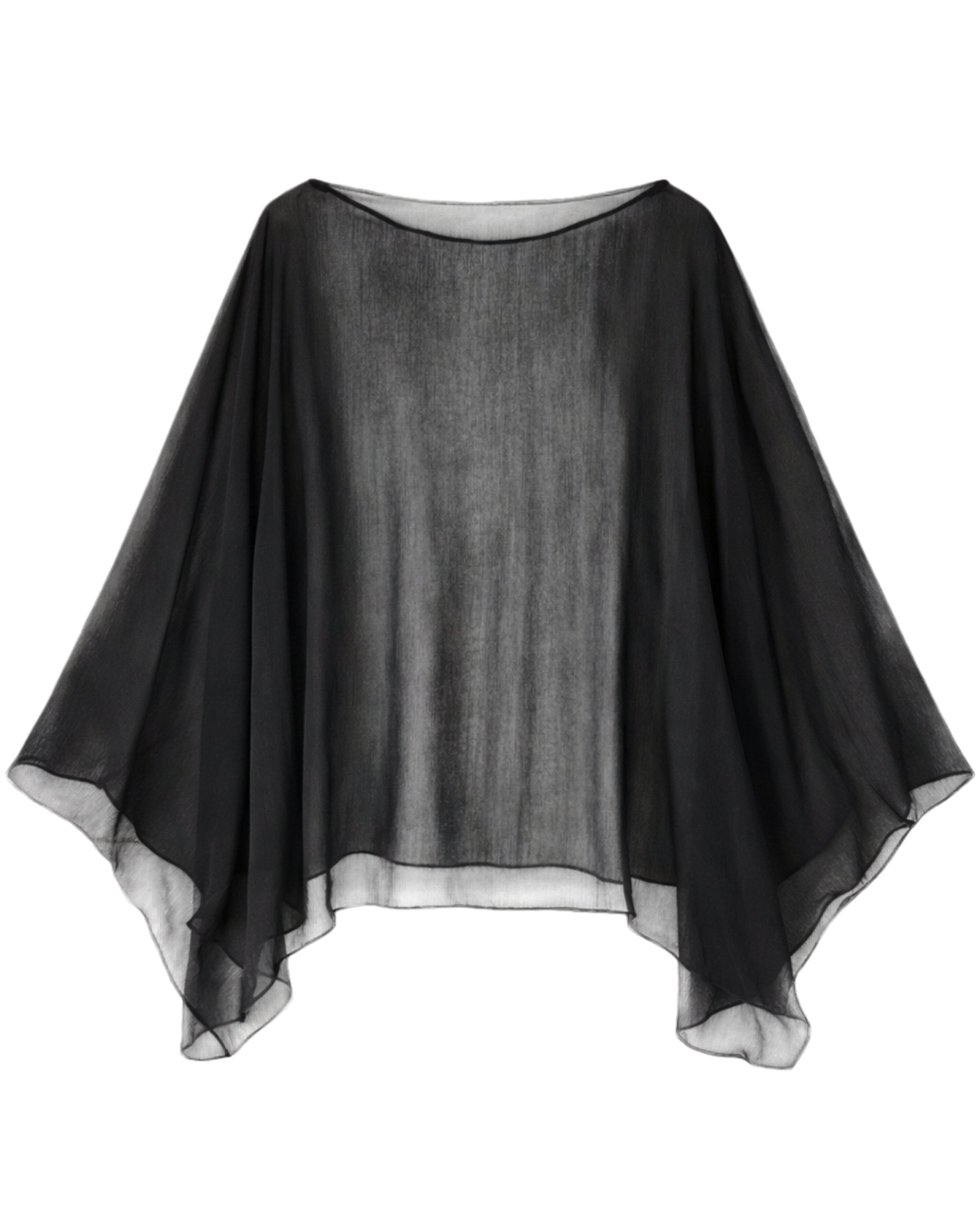 Ibis Poncho Set In Black