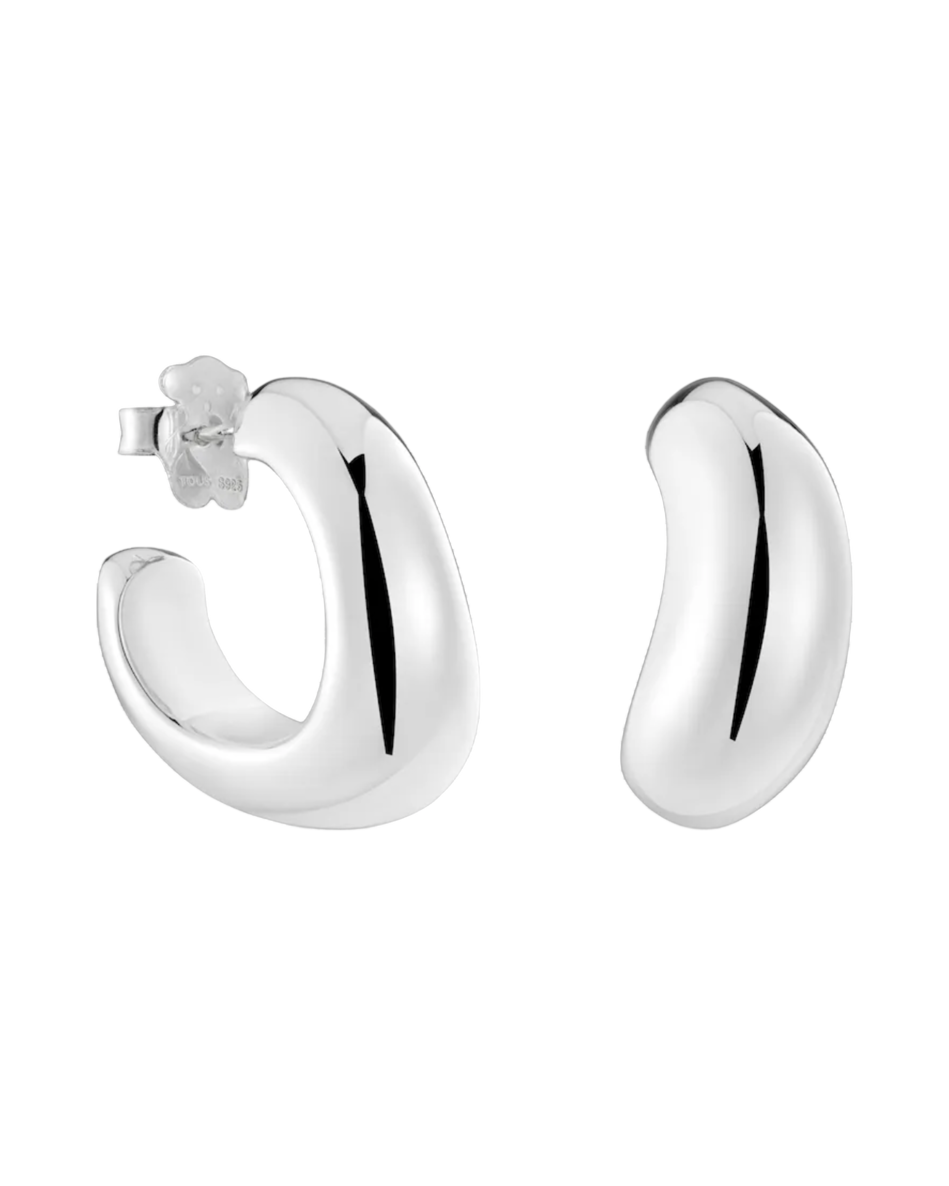 Silver Hoop Earrings Galia Basics