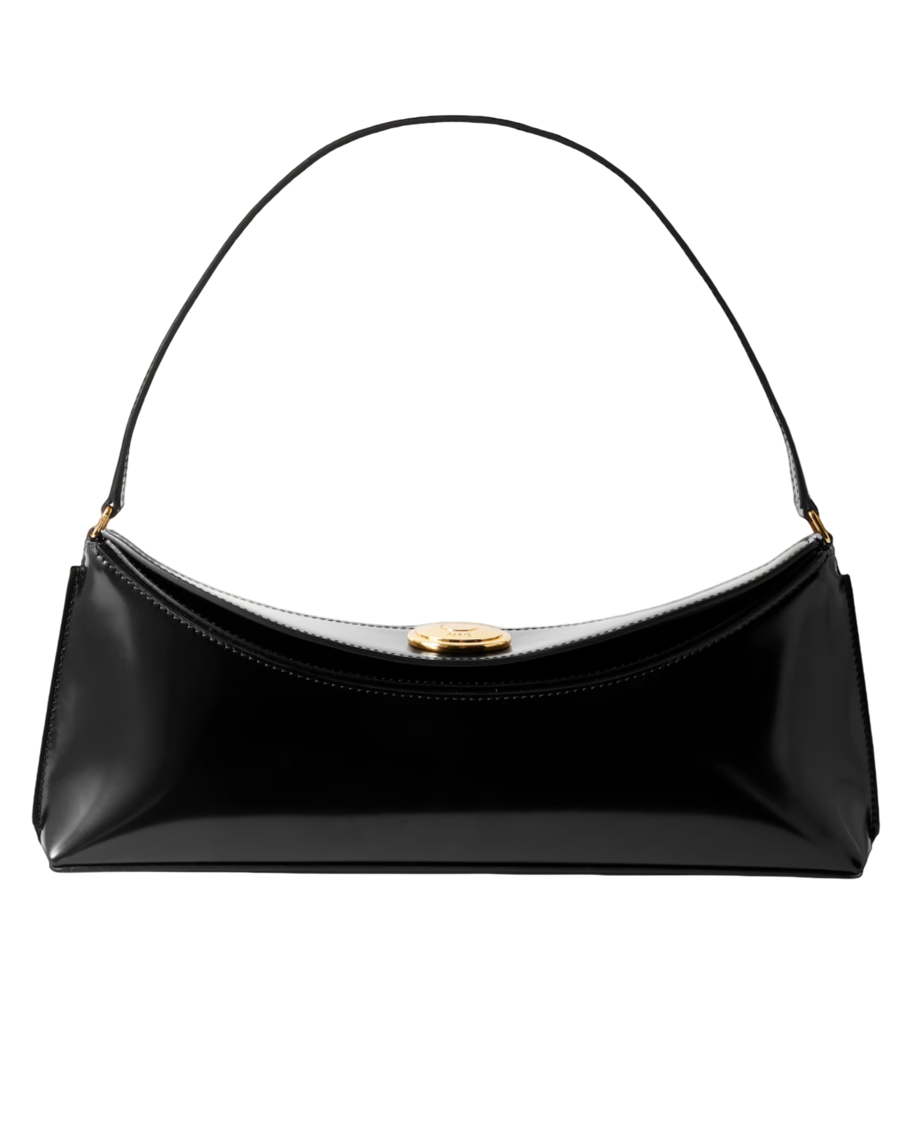 Le Calisso Polished-leather Shoulder Bag