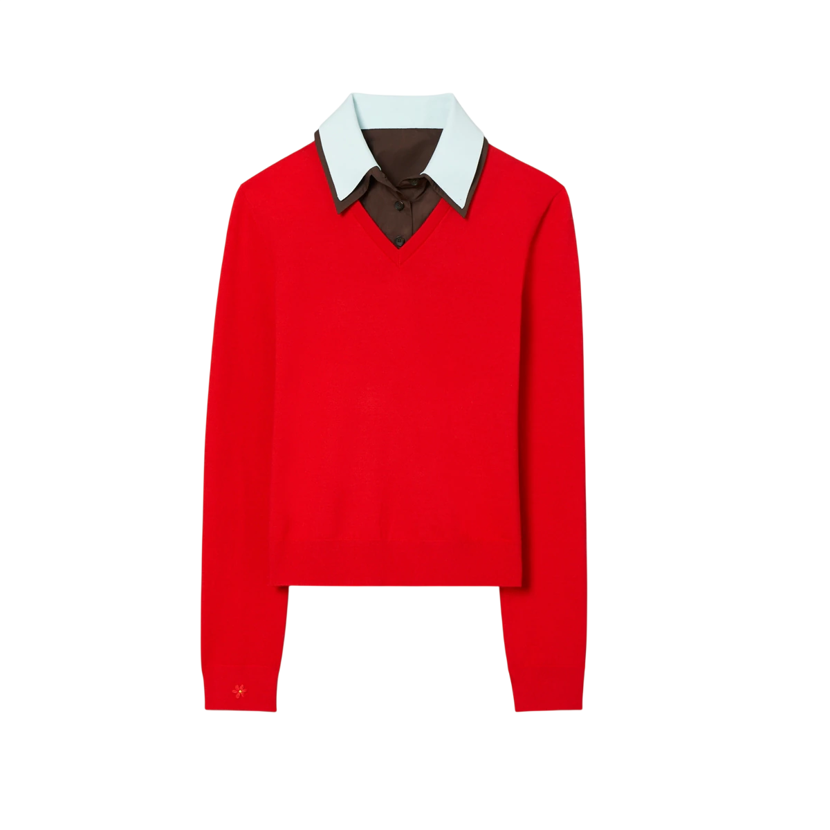 Layered Merino Wool Sweater