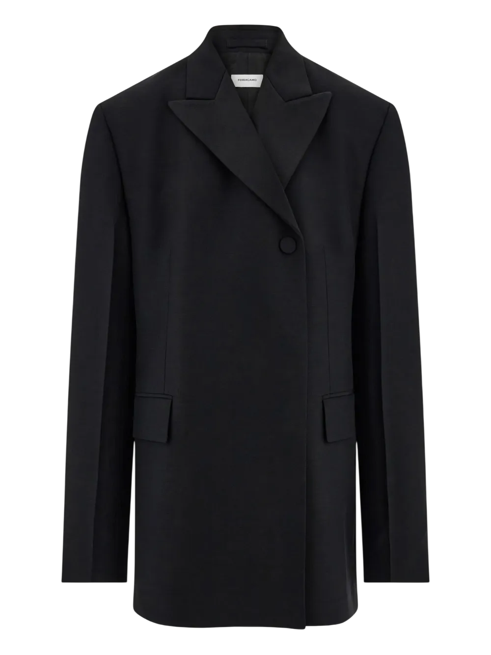 Satin-Lapel Tuxedo Jacket