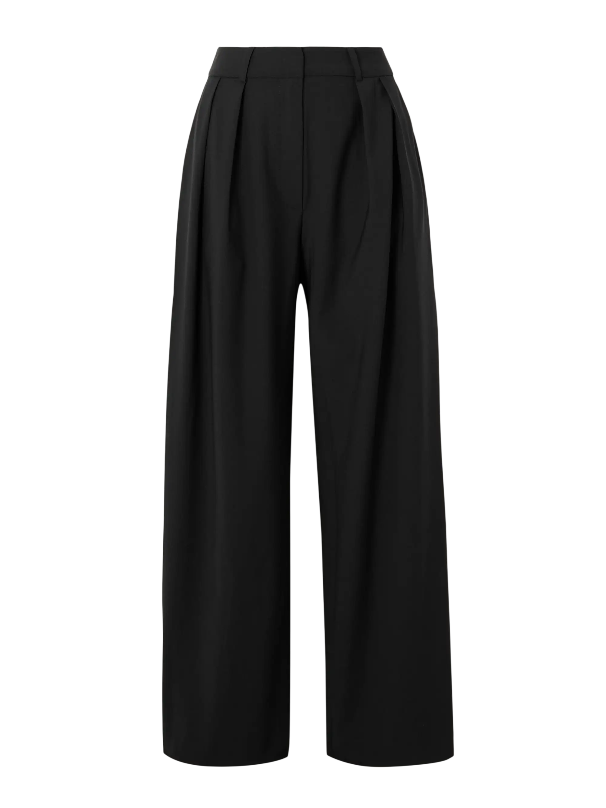 Ripley Pleated Crepe Wide-Leg Pants