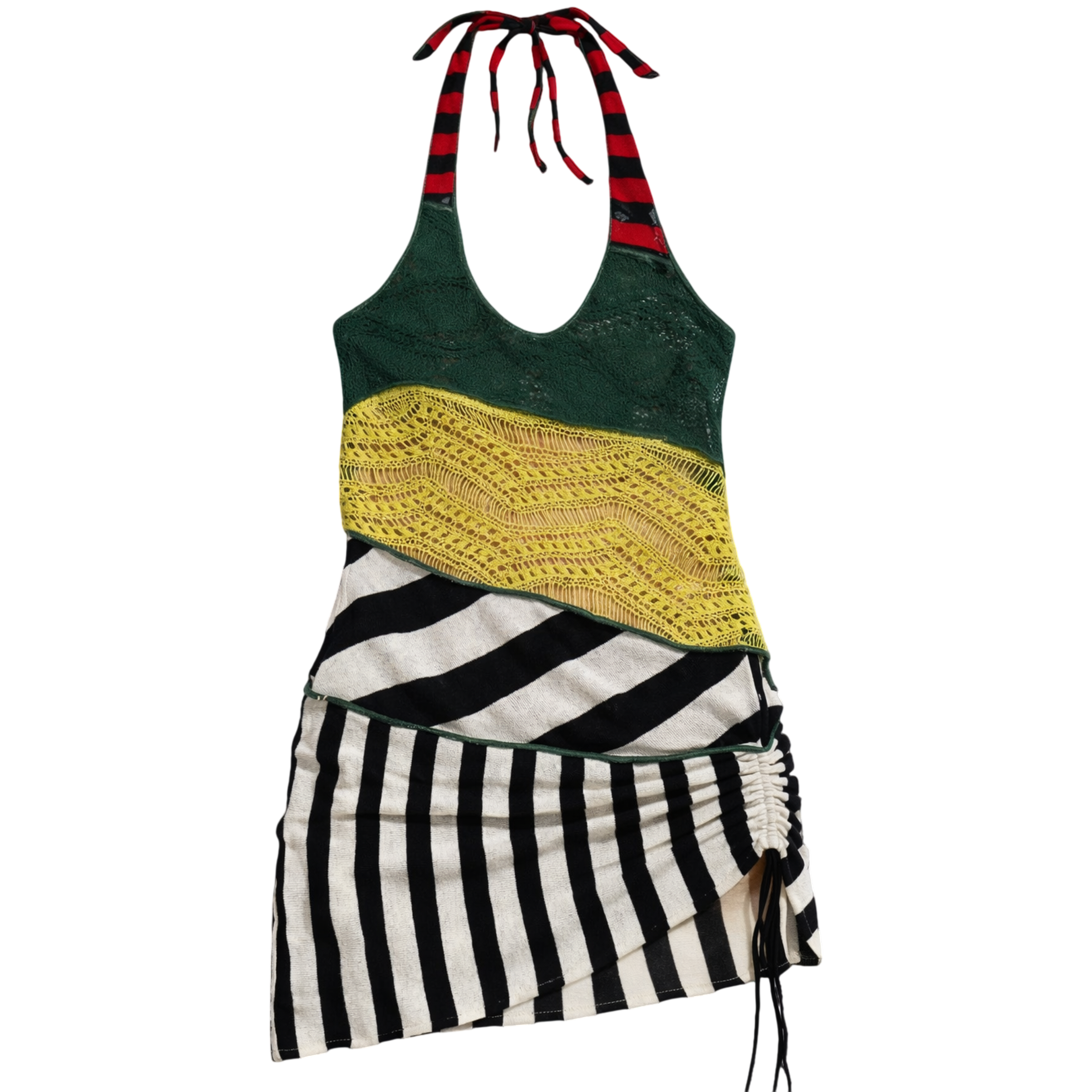 Rowa Asymmetric Knit Mini Dress