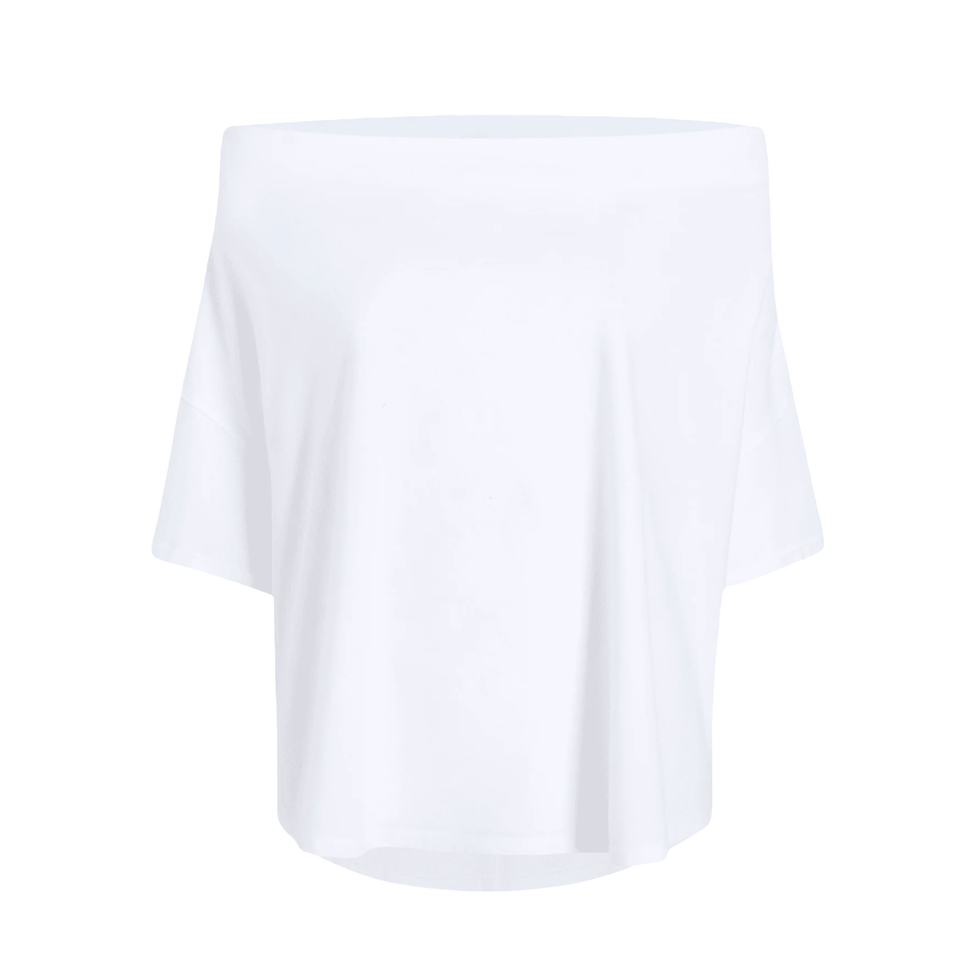 Vintage Cotton Off The Shoulder T-Shirt