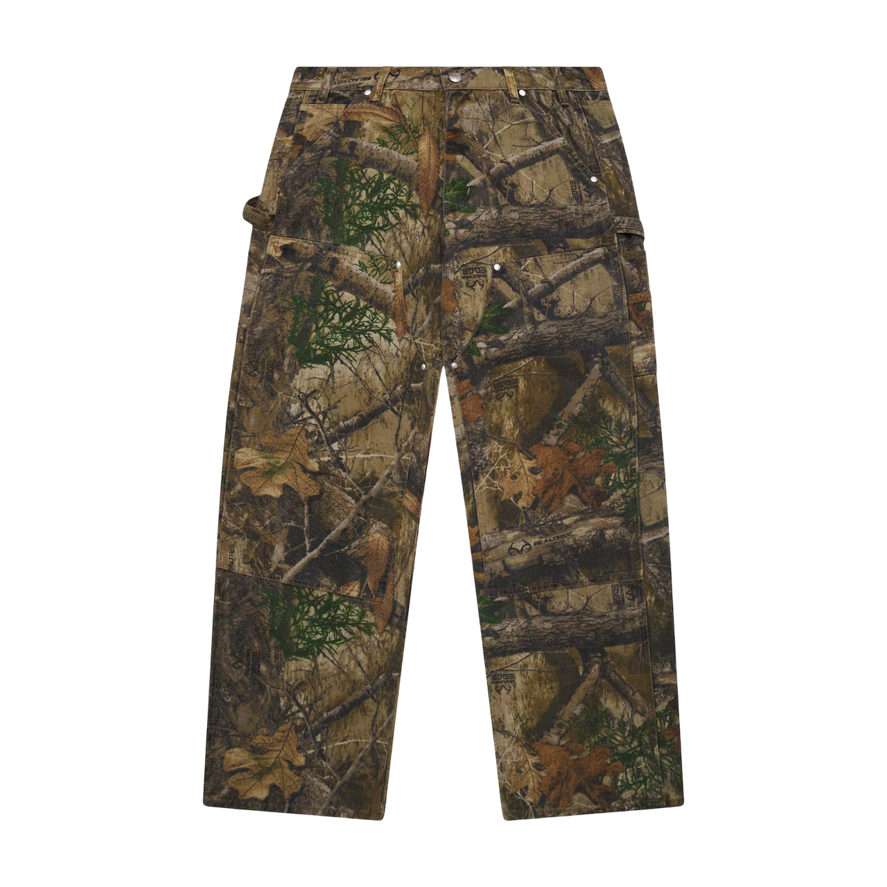 Wide-Leg Double Knee Pants