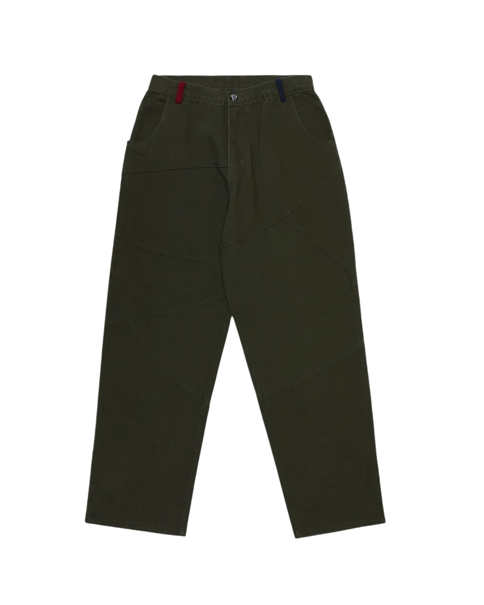 Low Rise Green Denim