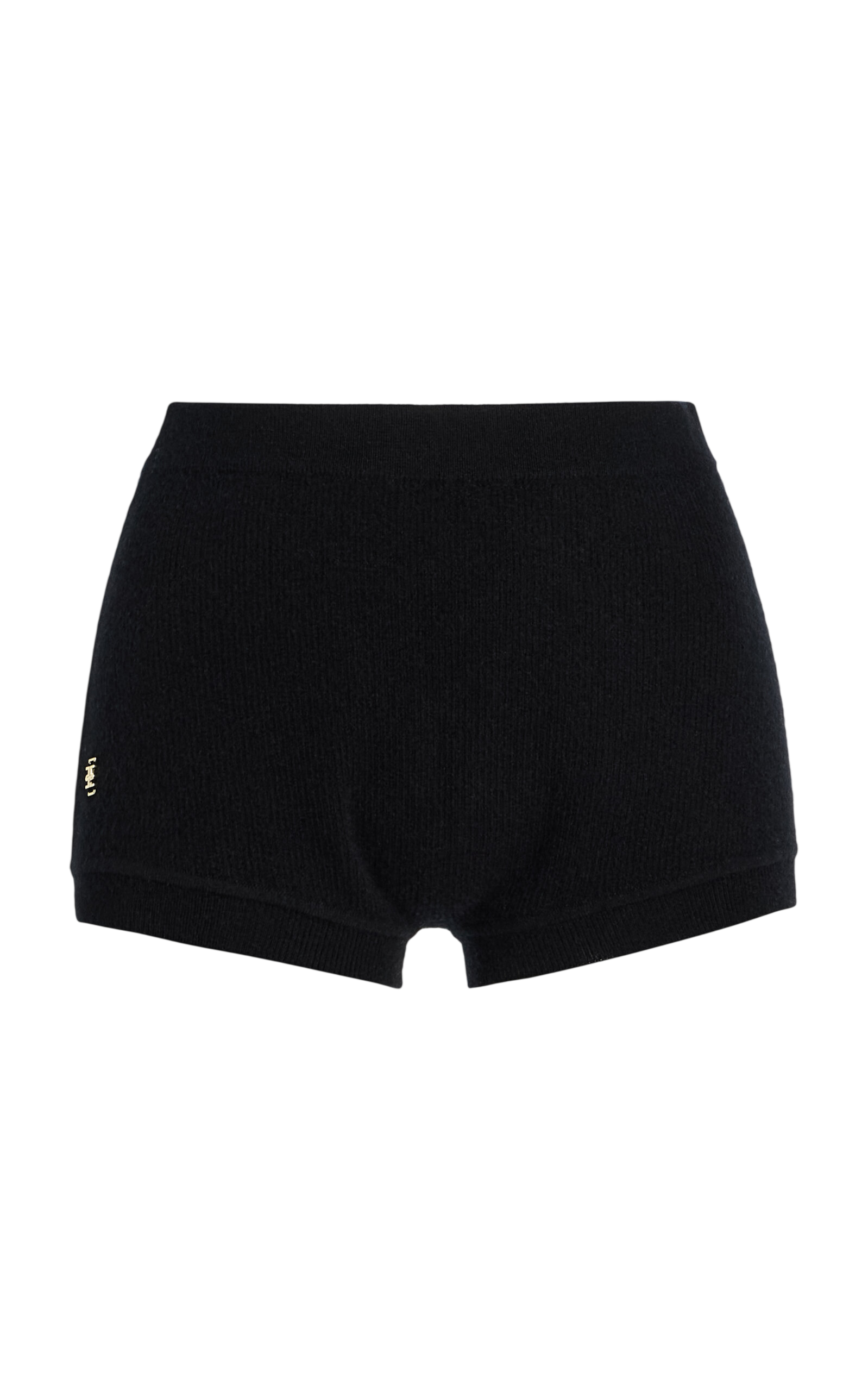 Ribbed Cashmere Bloomer Shorts