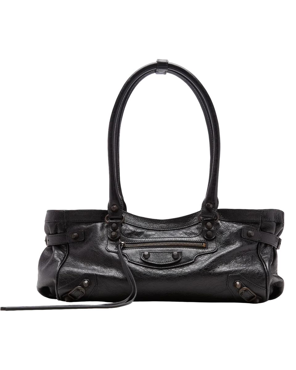 Le City East West Leather Bag