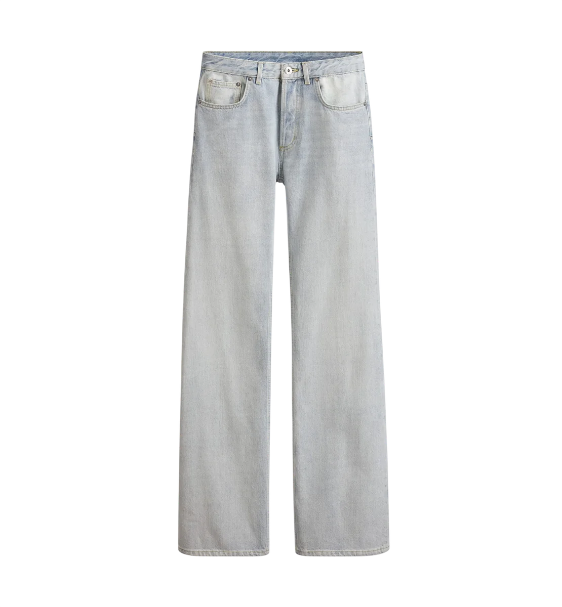 Regular-Fit Jeans Light Blue Cotton Denim