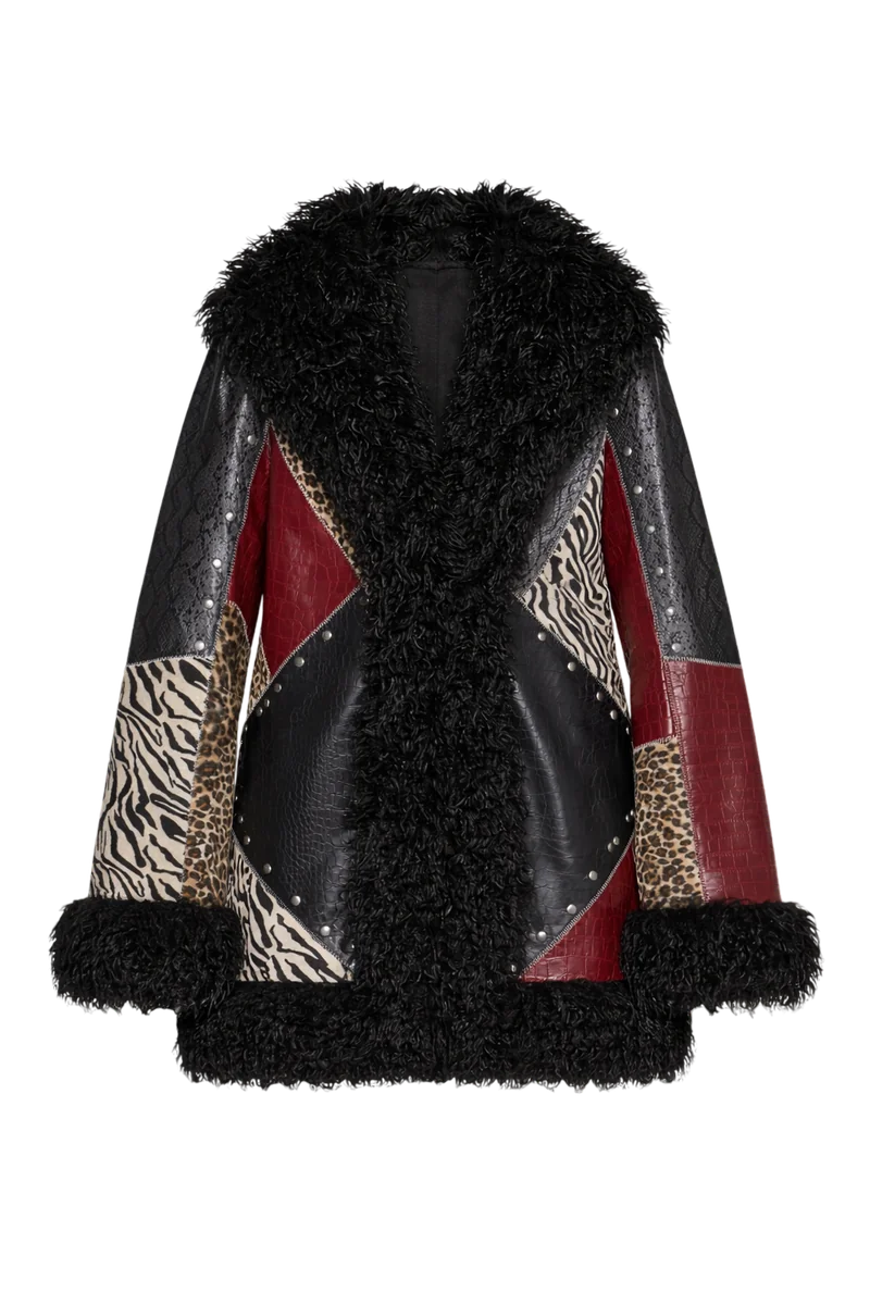 Savage Ways Patchwork Coat
