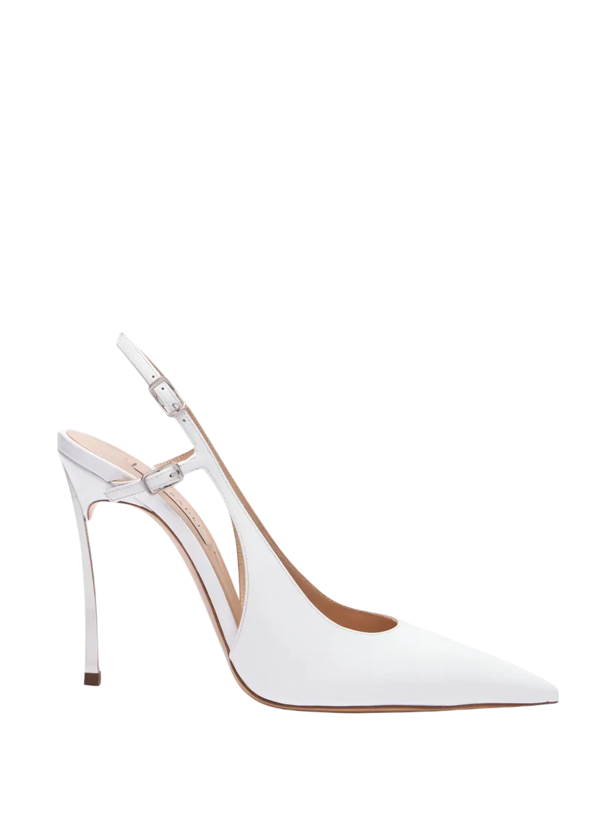 Point-Toe Heeled Pumps