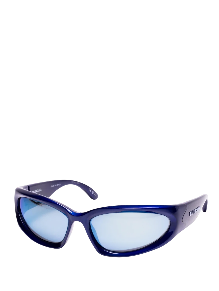 BB0157S 009 Blue Swift Oval Sunglasses