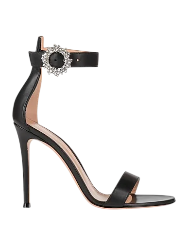 Portofino 105 Crystalembellished Leather Sandals