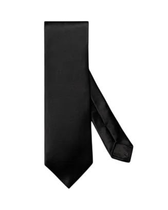 Solid Satin Silk Tie
