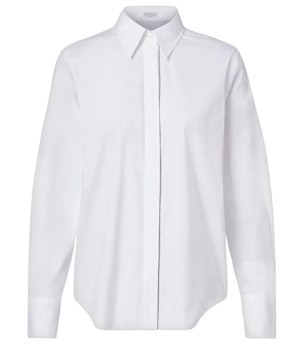 Monili Cotton-blend Poplin Shirt