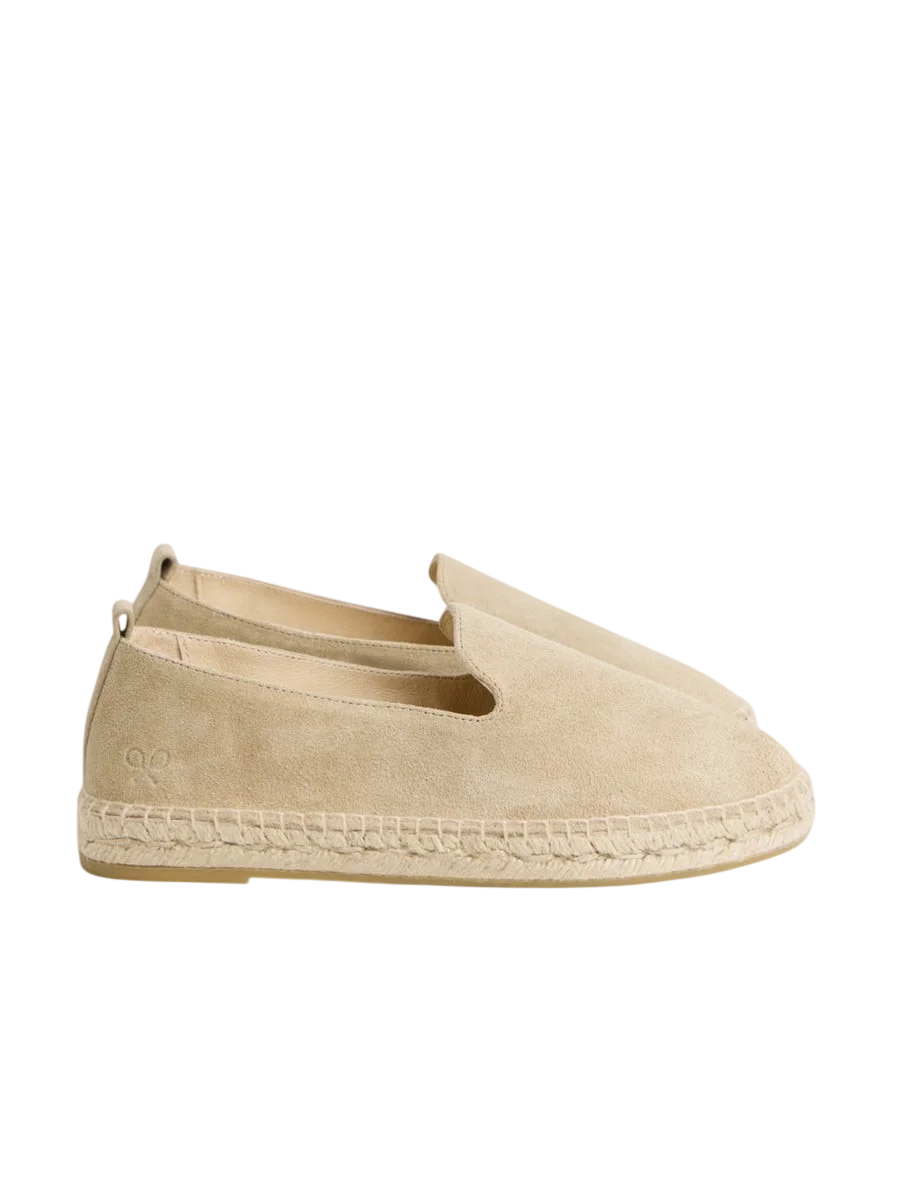 Unique beige Suede Espadrille