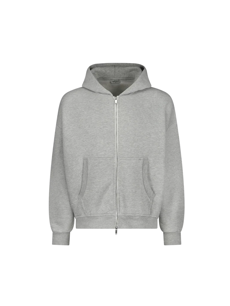 Cozy Zip Up Grey