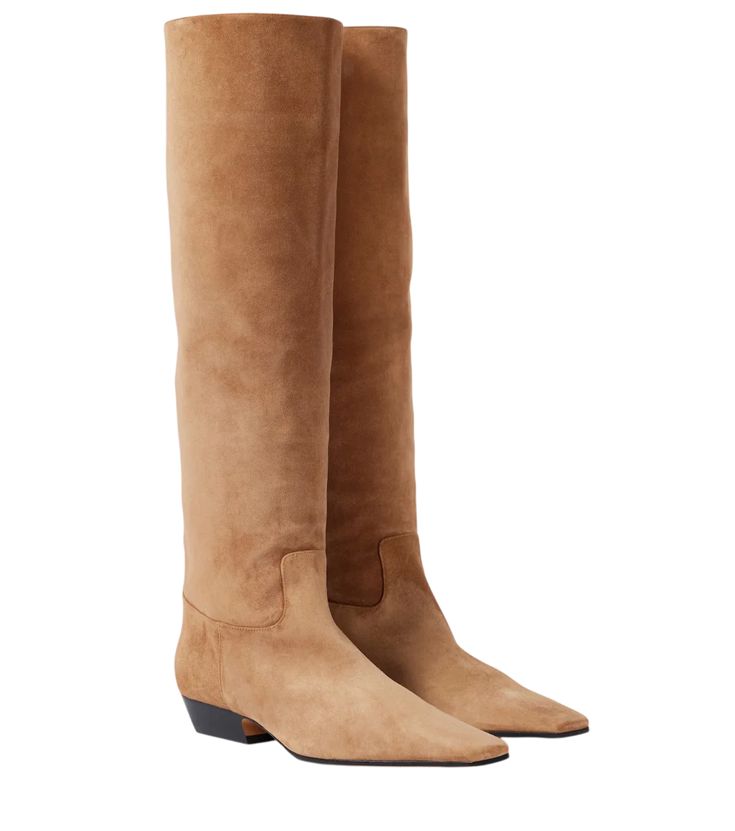 Marfa Suede Knee-High Boots