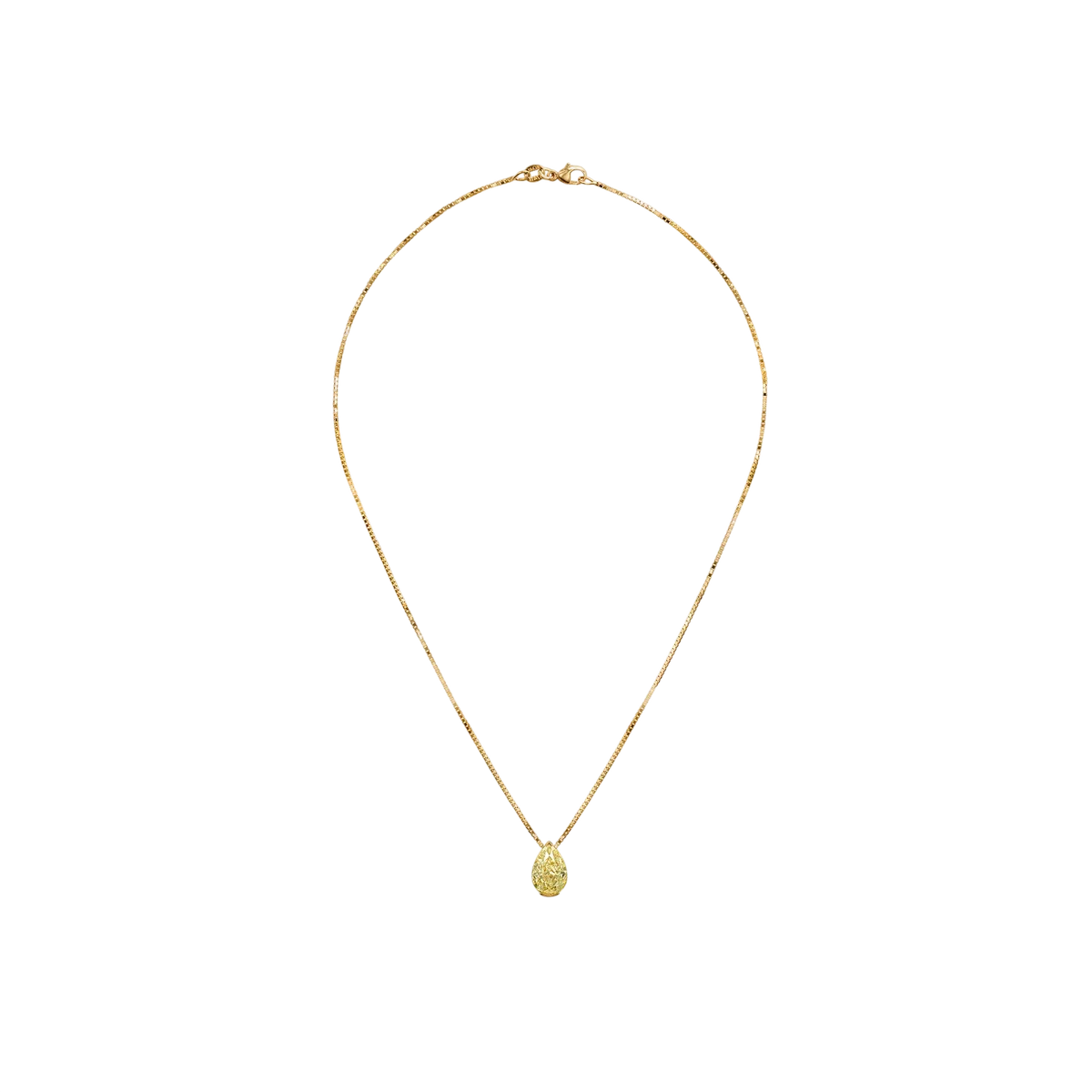 The Mg Muse Fancy Yellow Diamond Pendant
