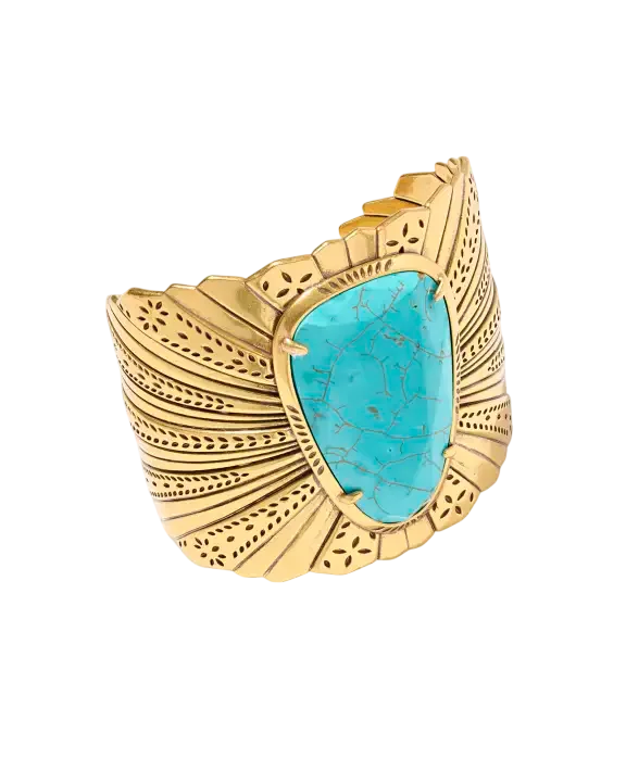 Starla Vintage Gold Cuff Bracelet