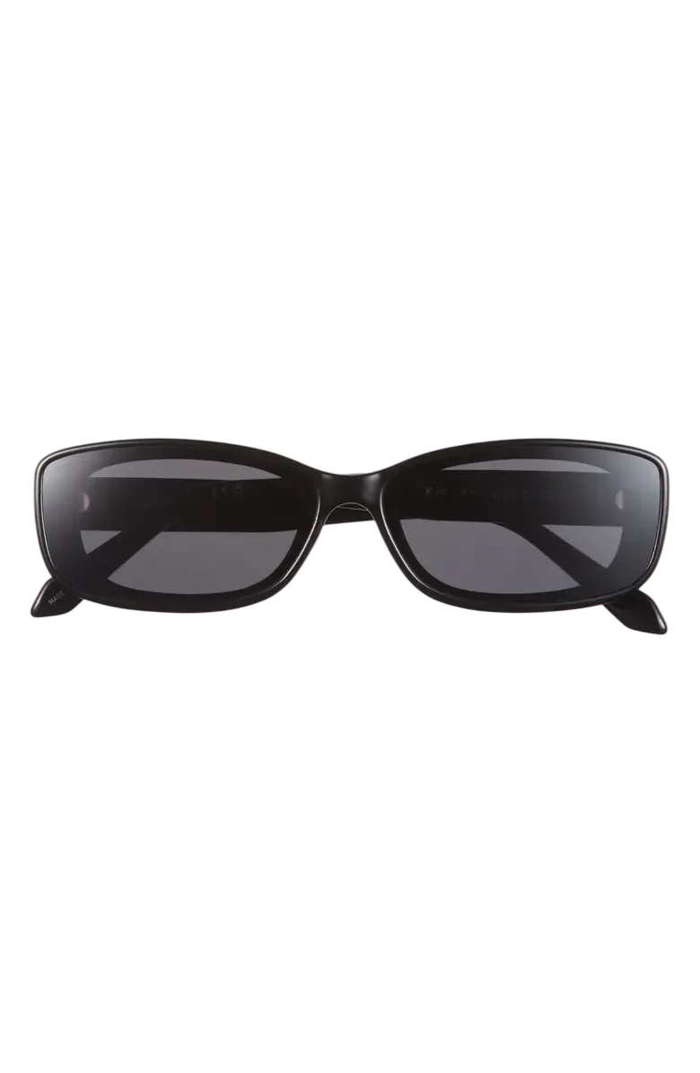 Vibe Check 62mm Polarized Small Square Sunglasses