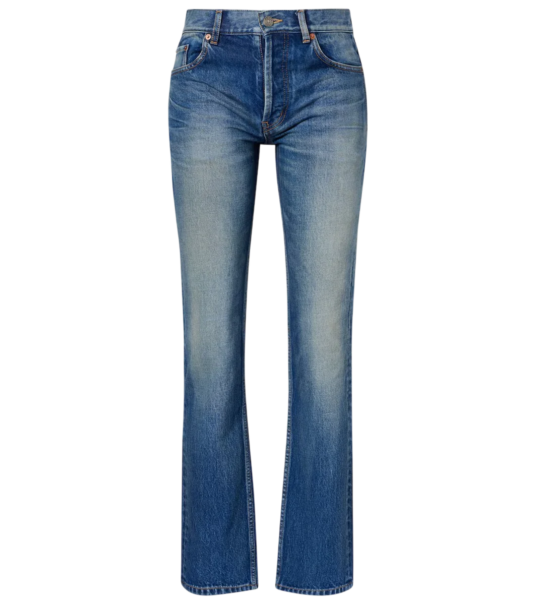 Faded Straight Jeans