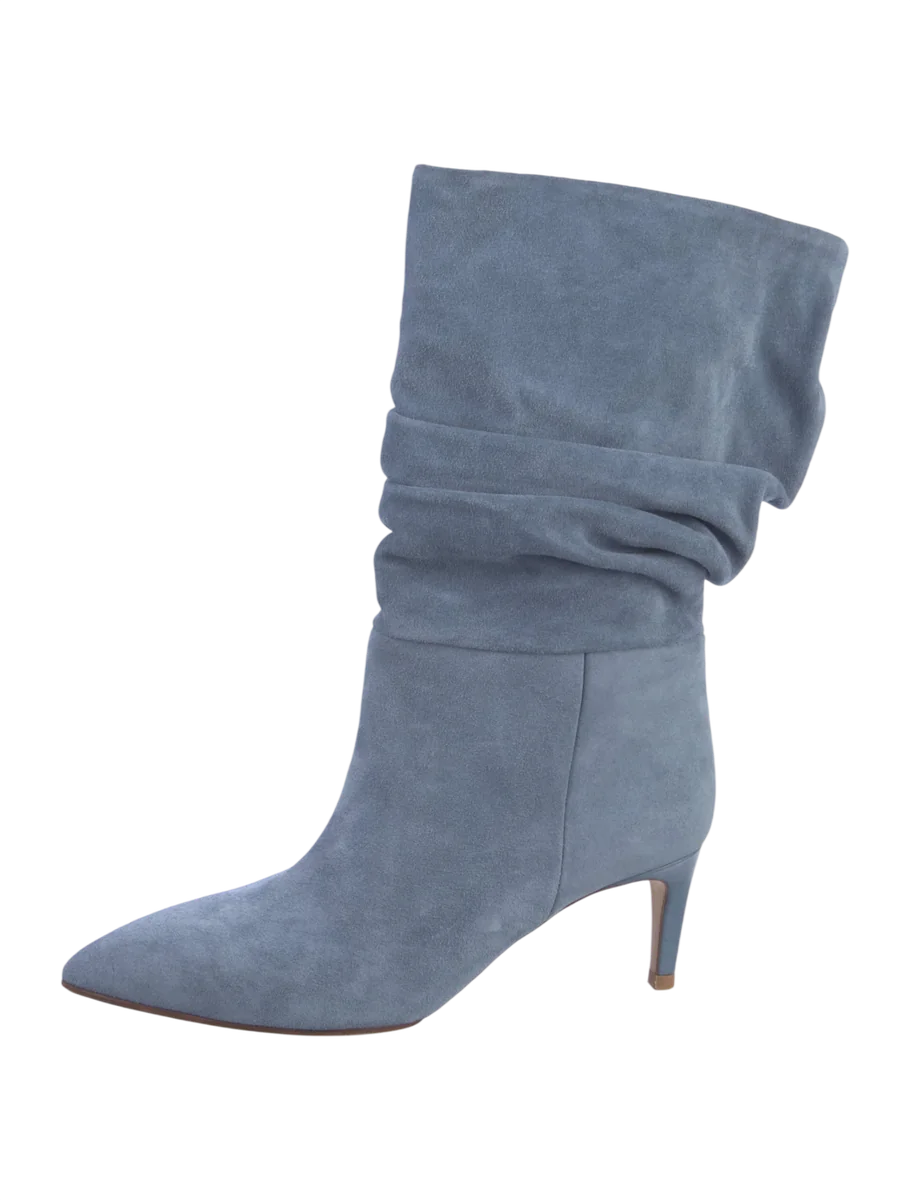 Suede Slouch Boots