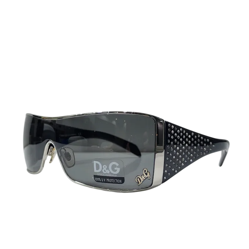 Gafas De Sol Vintage Dolce E Gabbana 6021 B Y2k Con Cristales Nos Y Protección Envolvente