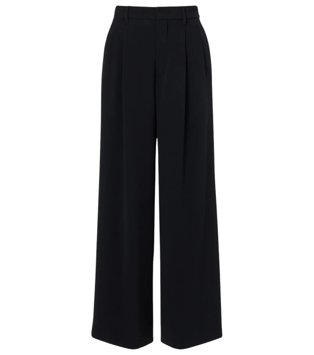 Donata Satin Wide-Leg Pants