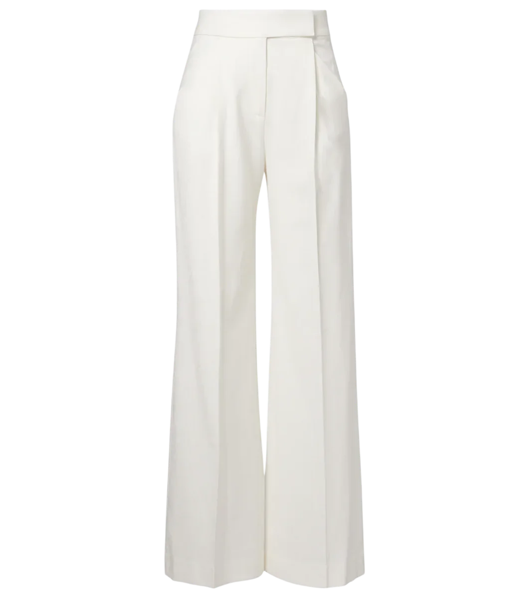 Marbeau Pleated Wide-Leg Pants