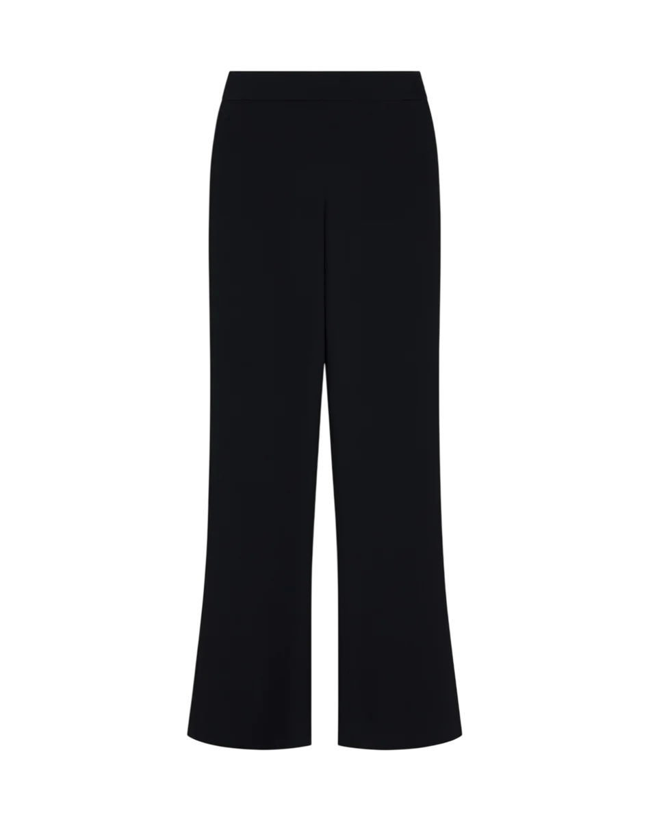 Wide-Leg Silk Trousers