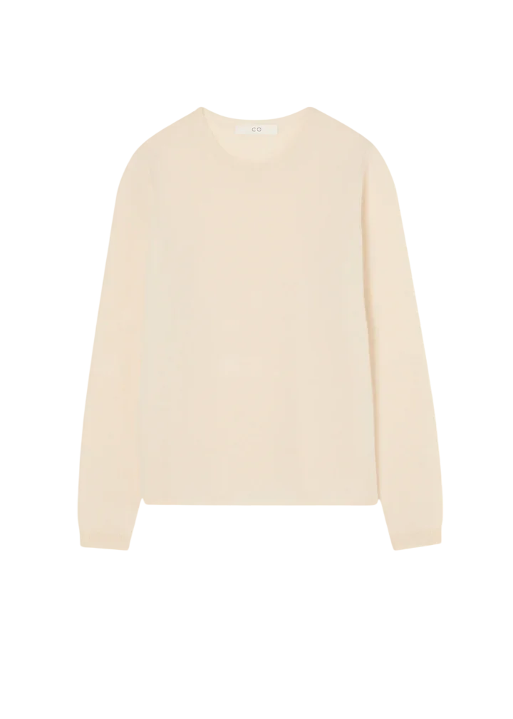 Crewneck Sweater In Cashmere Silk